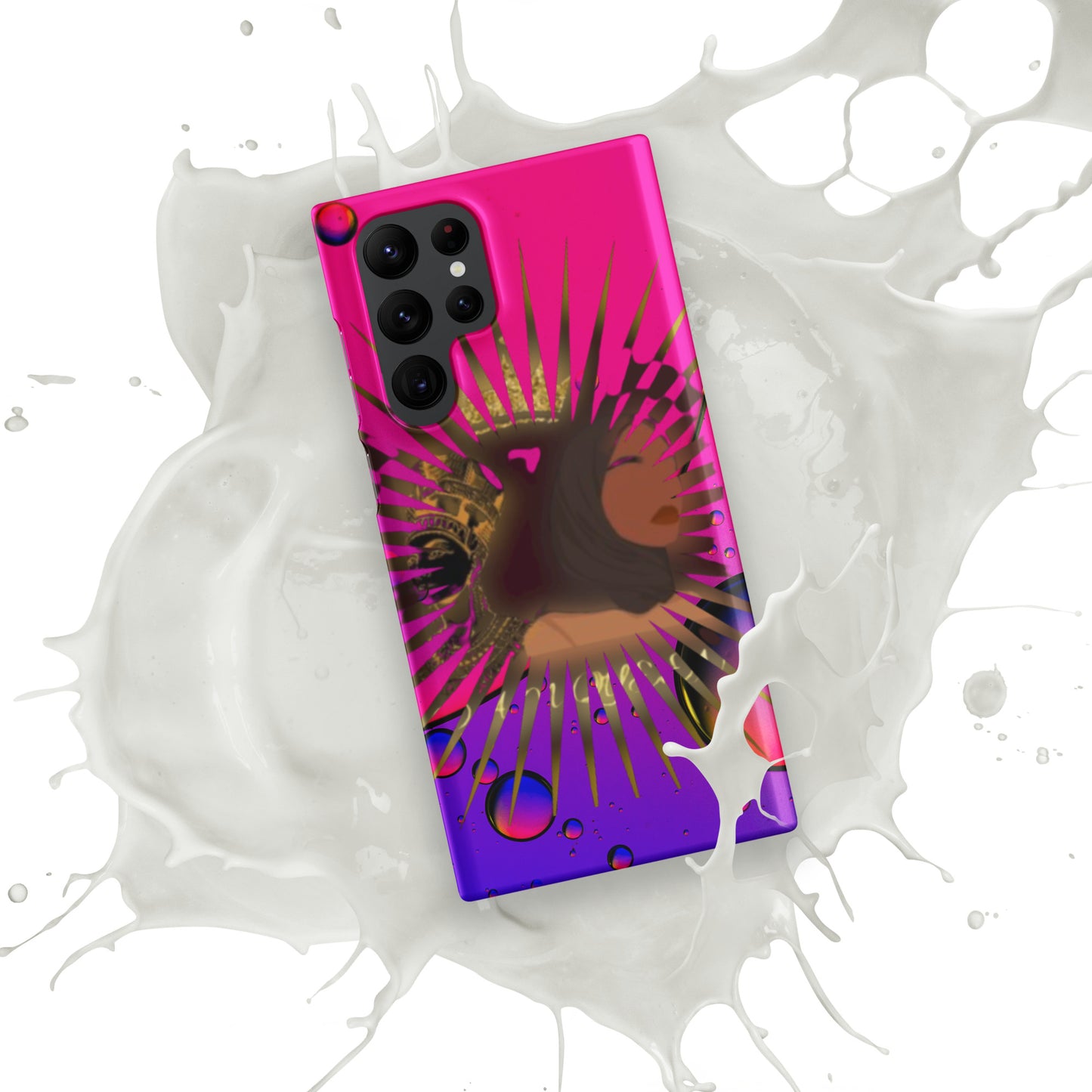 DamQueen Bubbly Royalty Samsung Snap Case