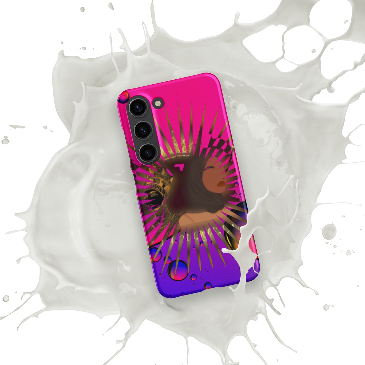 DamQueen Bubbly Royalty Samsung Snap Case