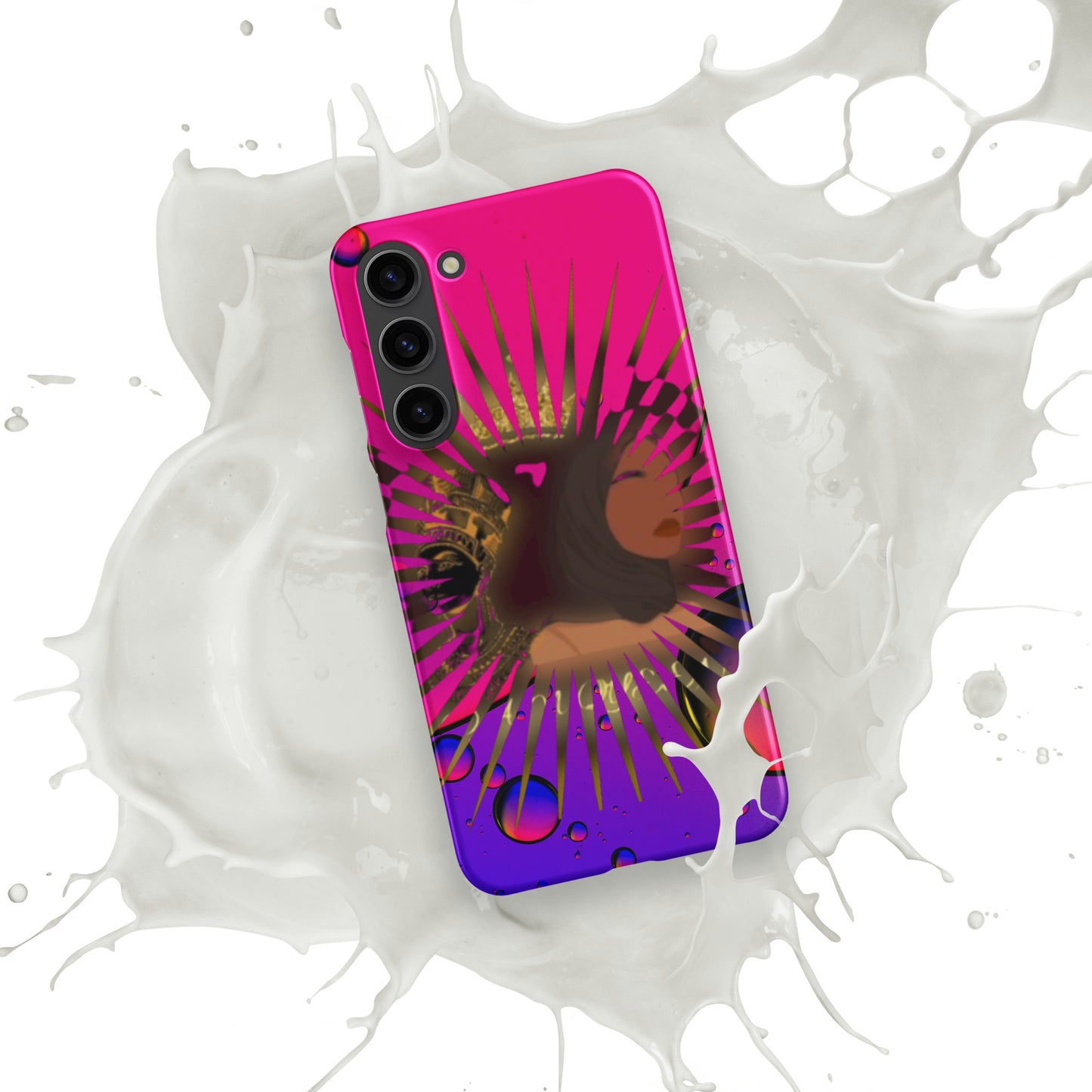 DamQueen Bubbly Royalty Samsung Snap Case