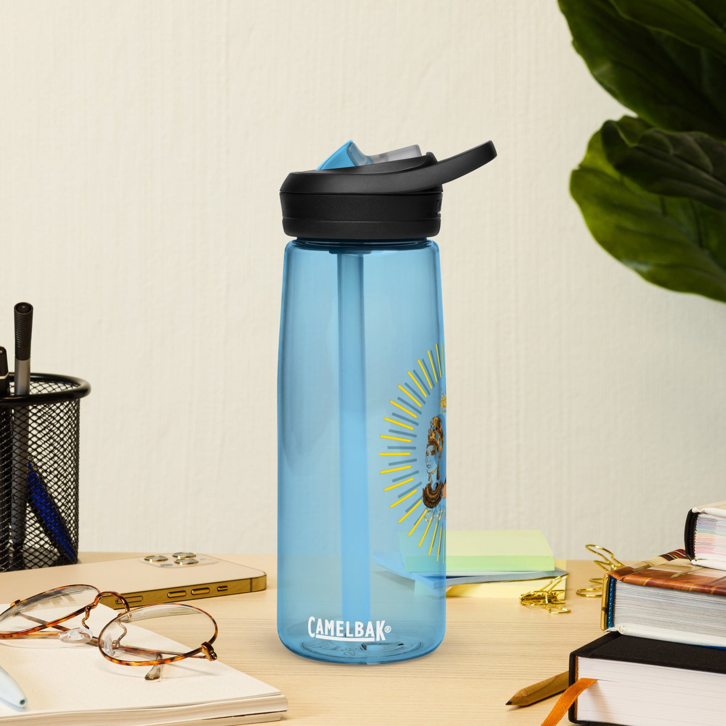 DamQueen Royal Glow Sports Water Bottle