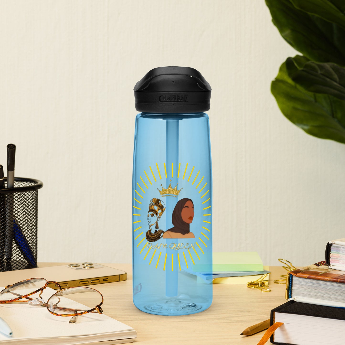 DamQueen Royal Glow Sports Water Bottle