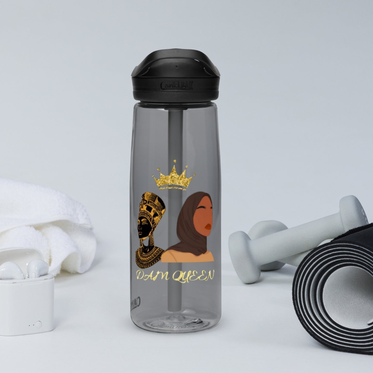 DamQueen Royalty Sports Water Bottle