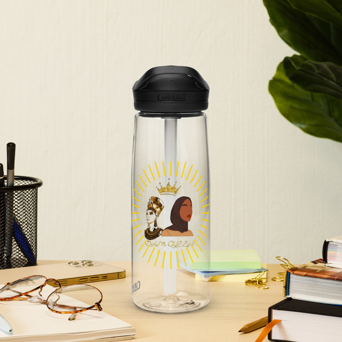 DamQueen Royal Glow Sports Water Bottle