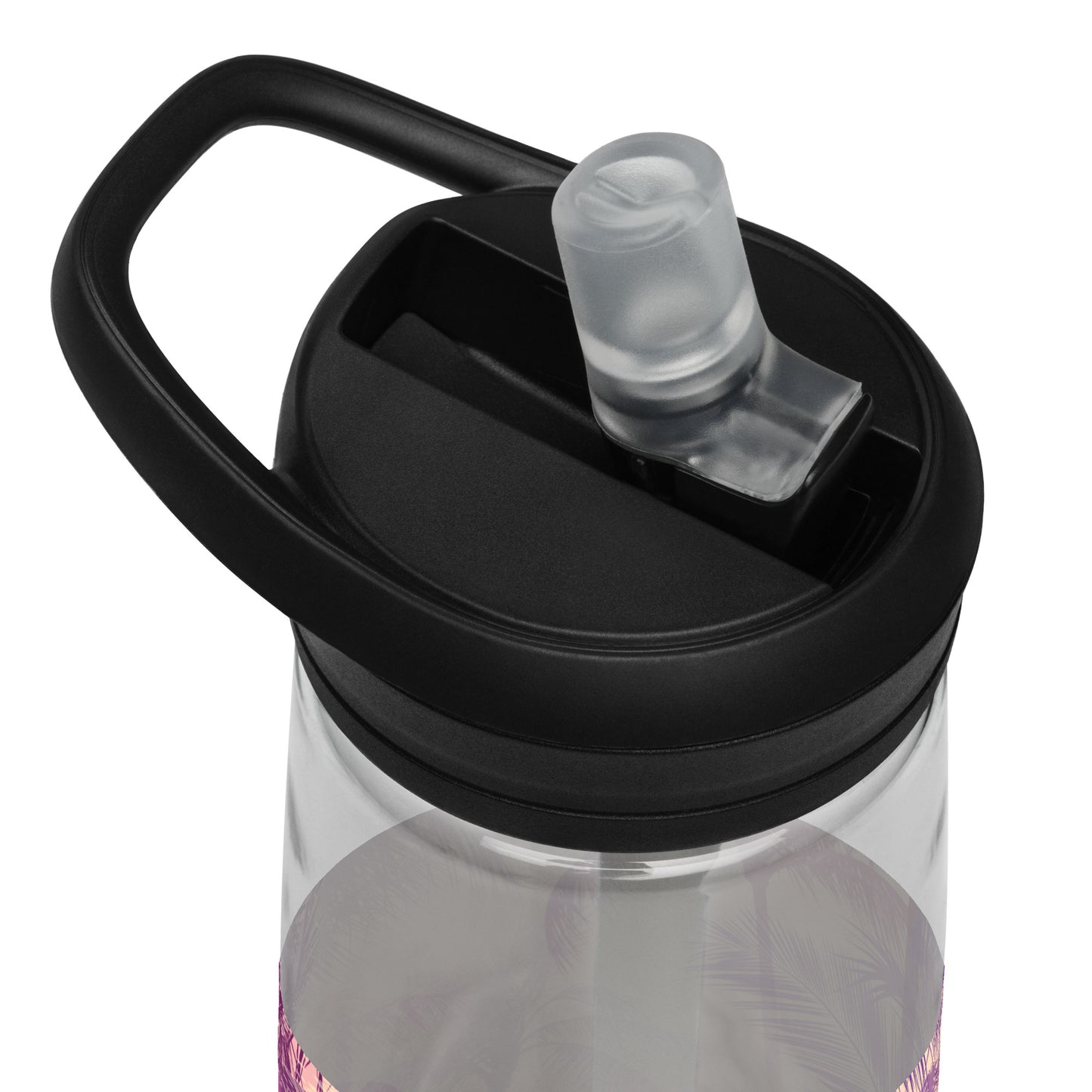 DamQueen Palm Paradise Sports Water Bottle