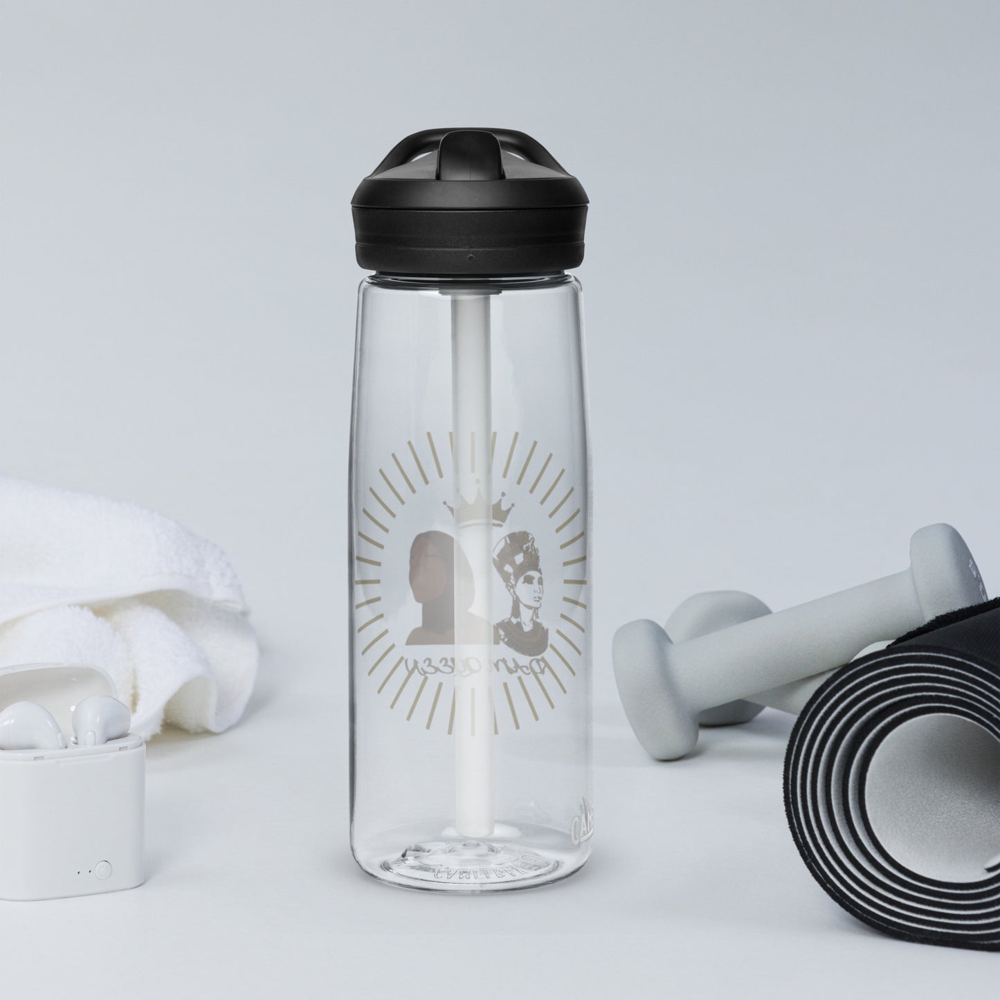 DamQueen Royal Glow Sports Water Bottle