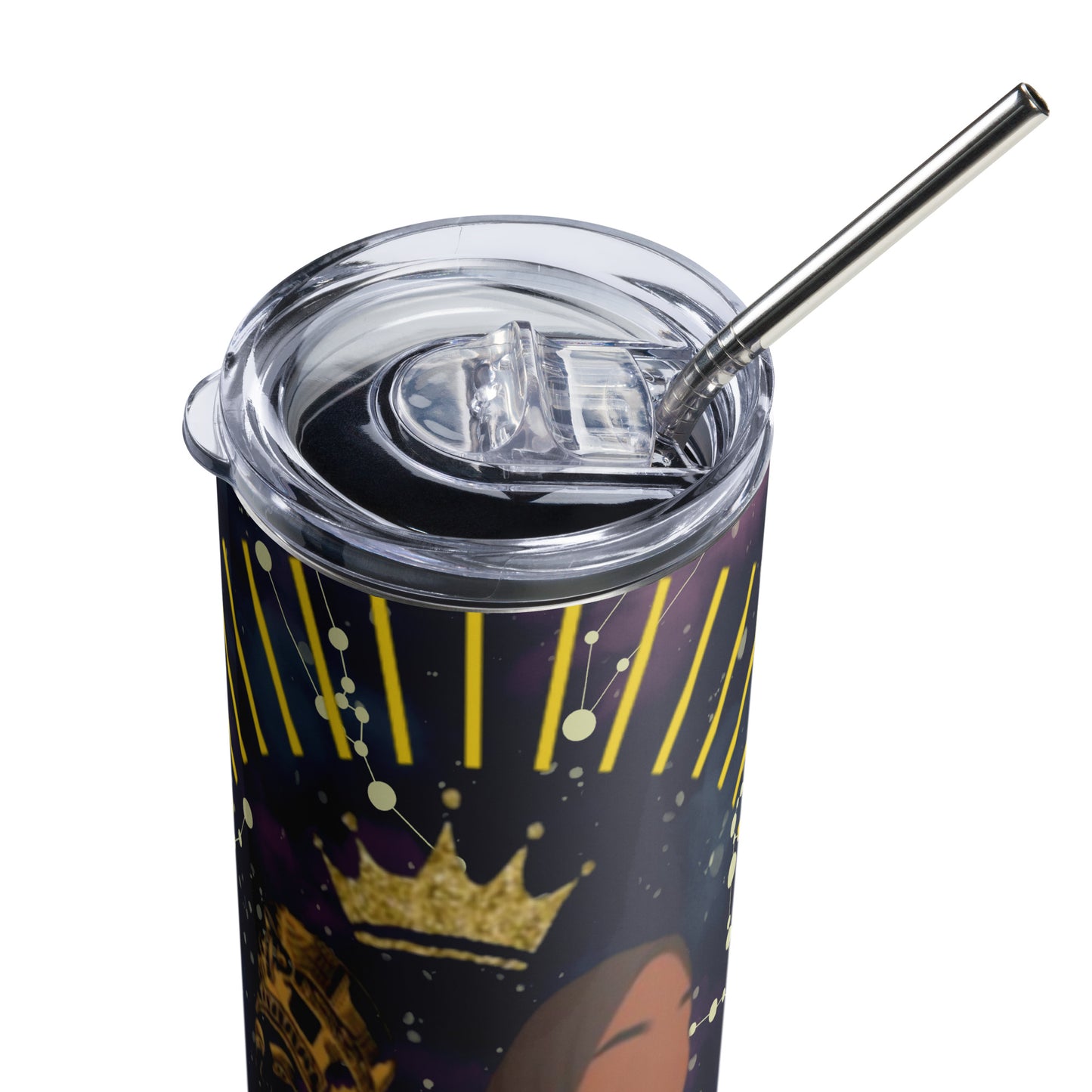 DamQueen Cosmic Conquest Universe Stainless Steel Tumbler