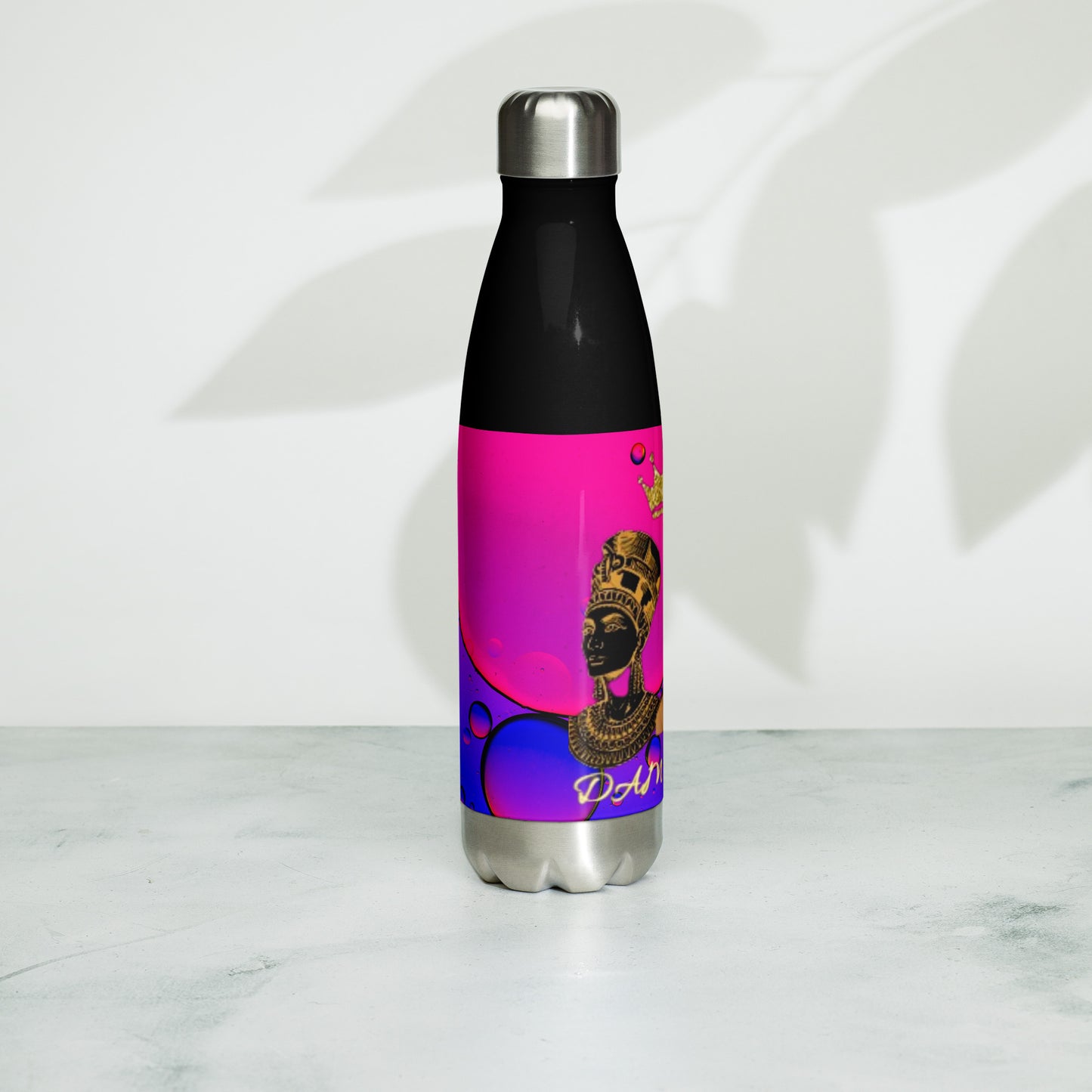 DamQueen Bubbly Royalty Stainless Steel Water Bottle