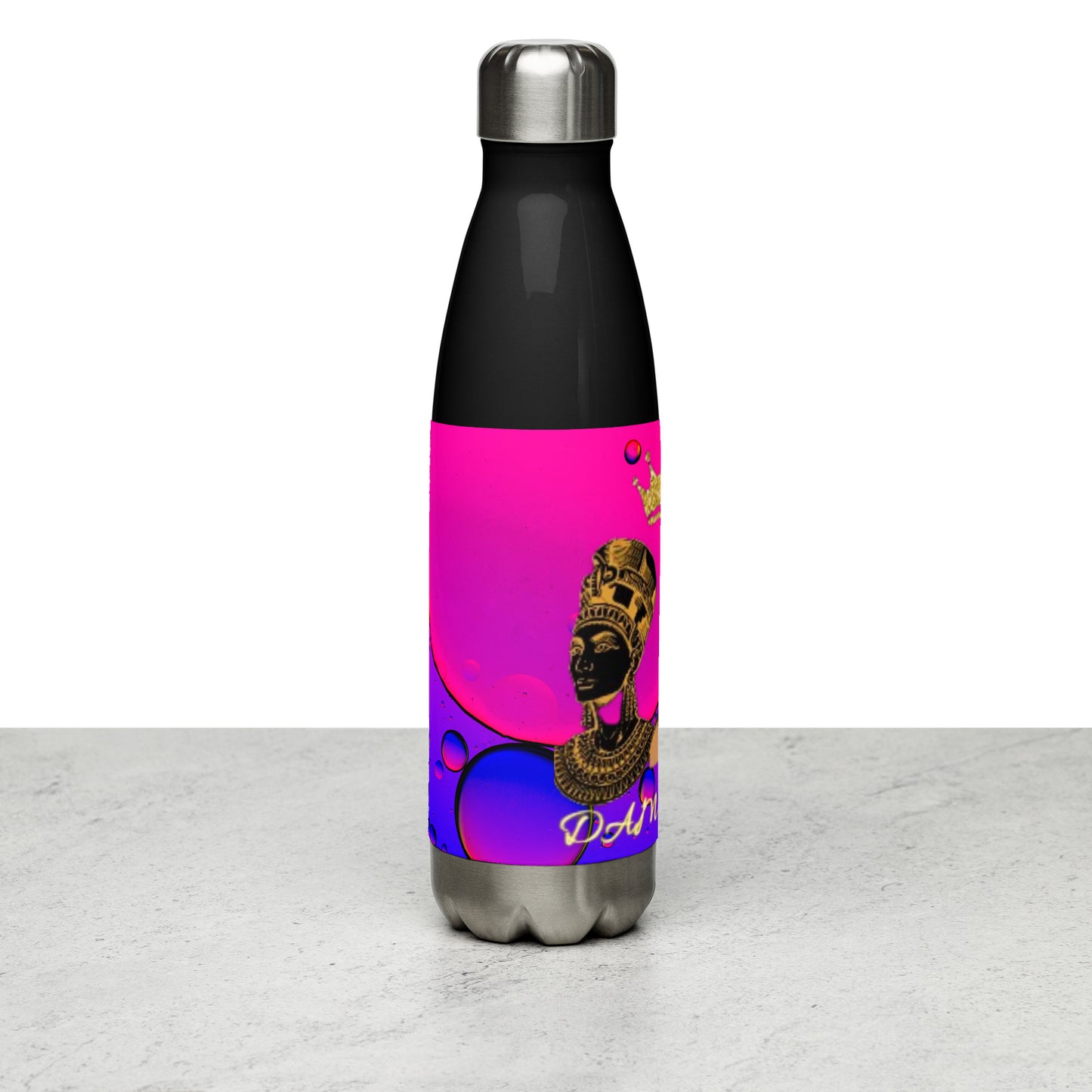 DamQueen Bubbly Royalty Stainless Steel Water Bottle