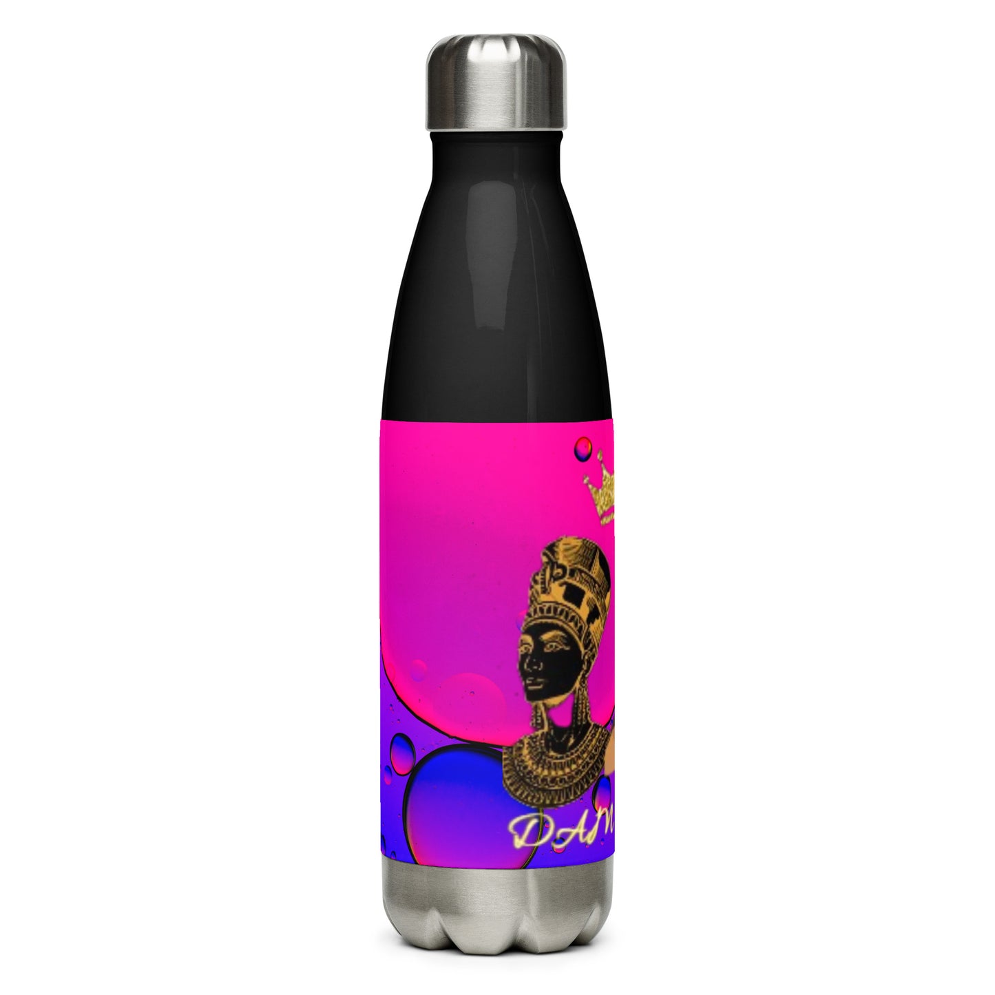 DamQueen Bubbly Royalty Stainless Steel Water Bottle