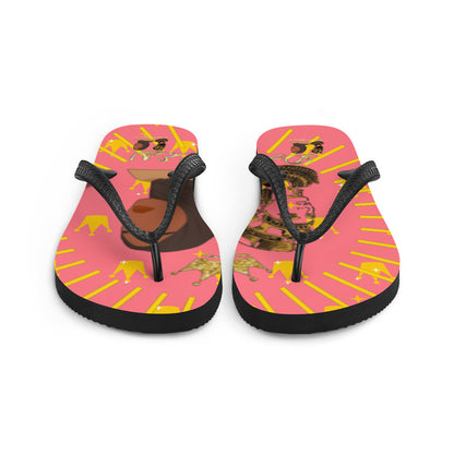 DamQueen Crowned Bliss Women's Flip Flops