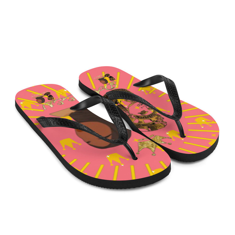 DamQueen Crowned Bliss Women's Flip Flops