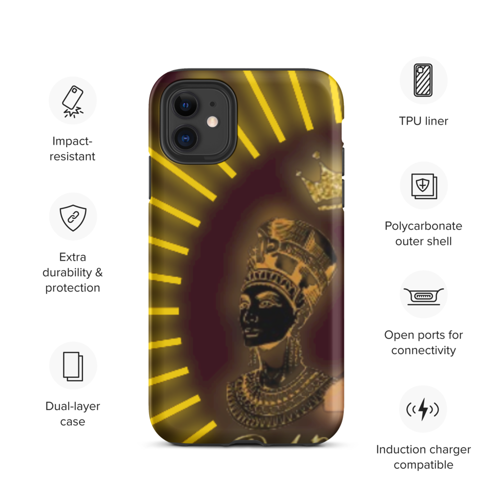 DamQueen Royal Armor IPhone Tough Case