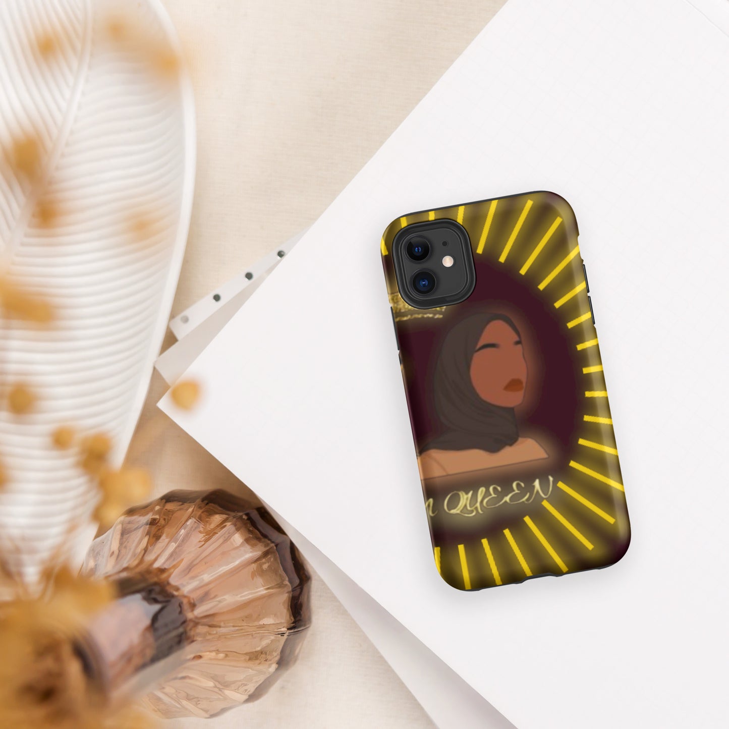 DamQueen Royal Resilience Iphone Tough Case