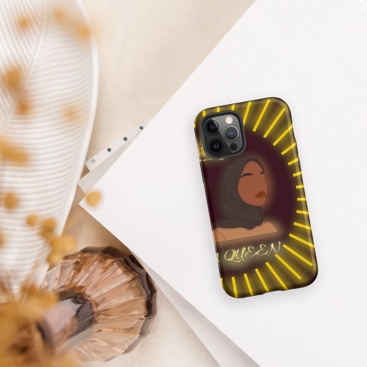 DamQueen Royal Resilience Iphone Tough Case