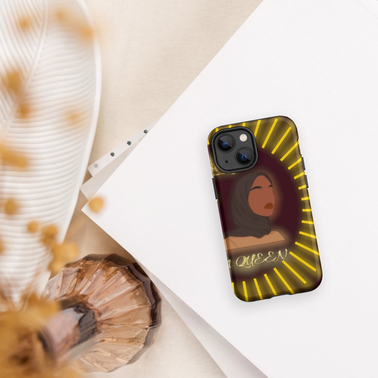 DamQueen Royal Resilience Iphone Tough Case