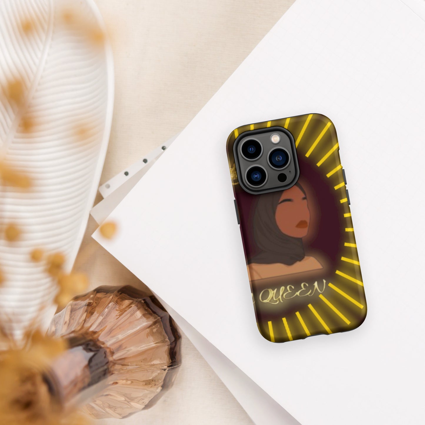 DamQueen Royal Resilience Iphone Tough Case