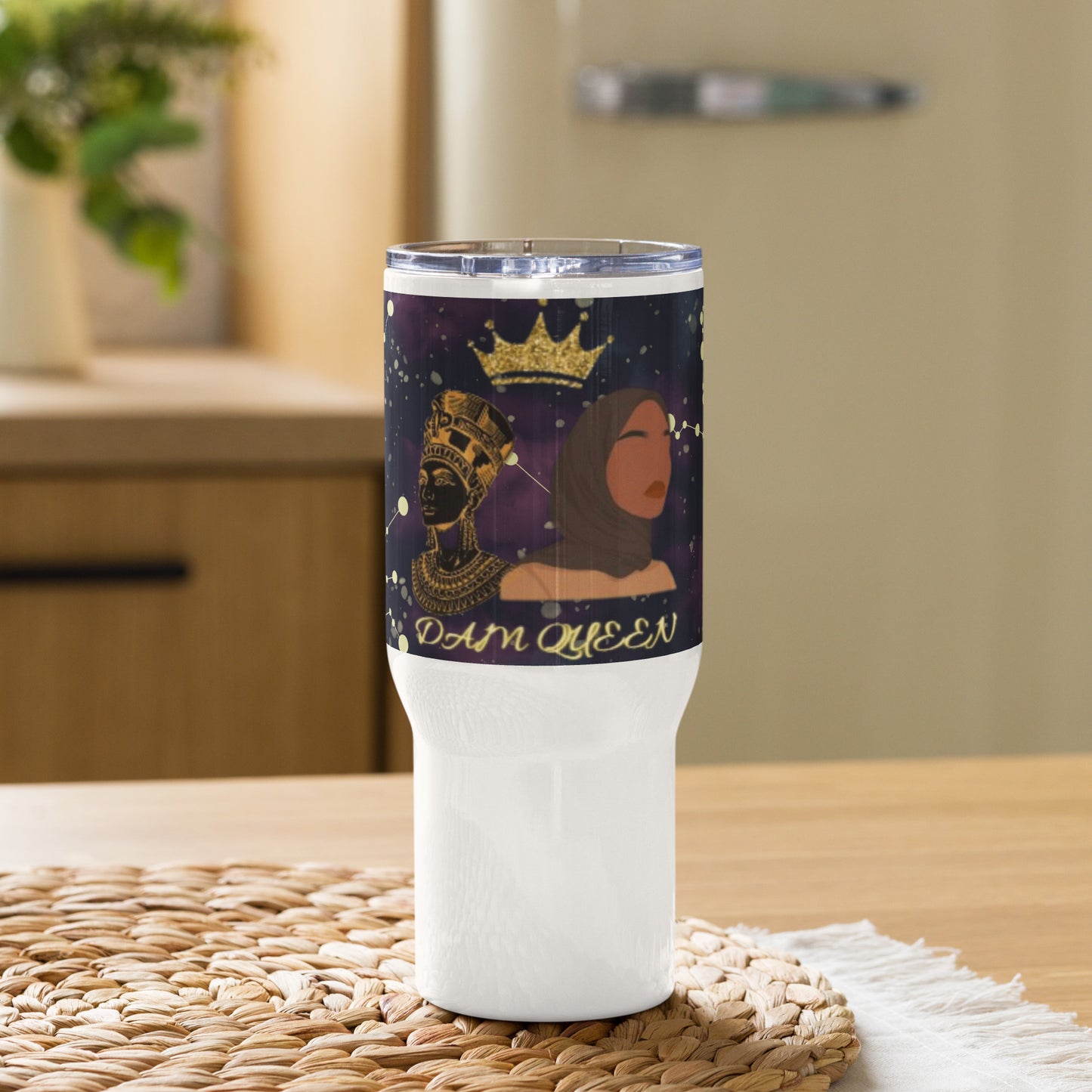 DamQueen Cosmic Conquest Universe Travel Mug