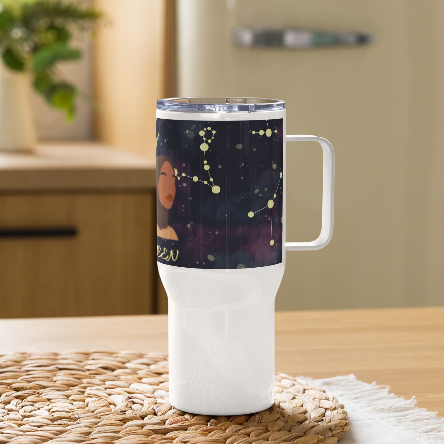 DamQueen Cosmic Conquest Universe Travel Mug