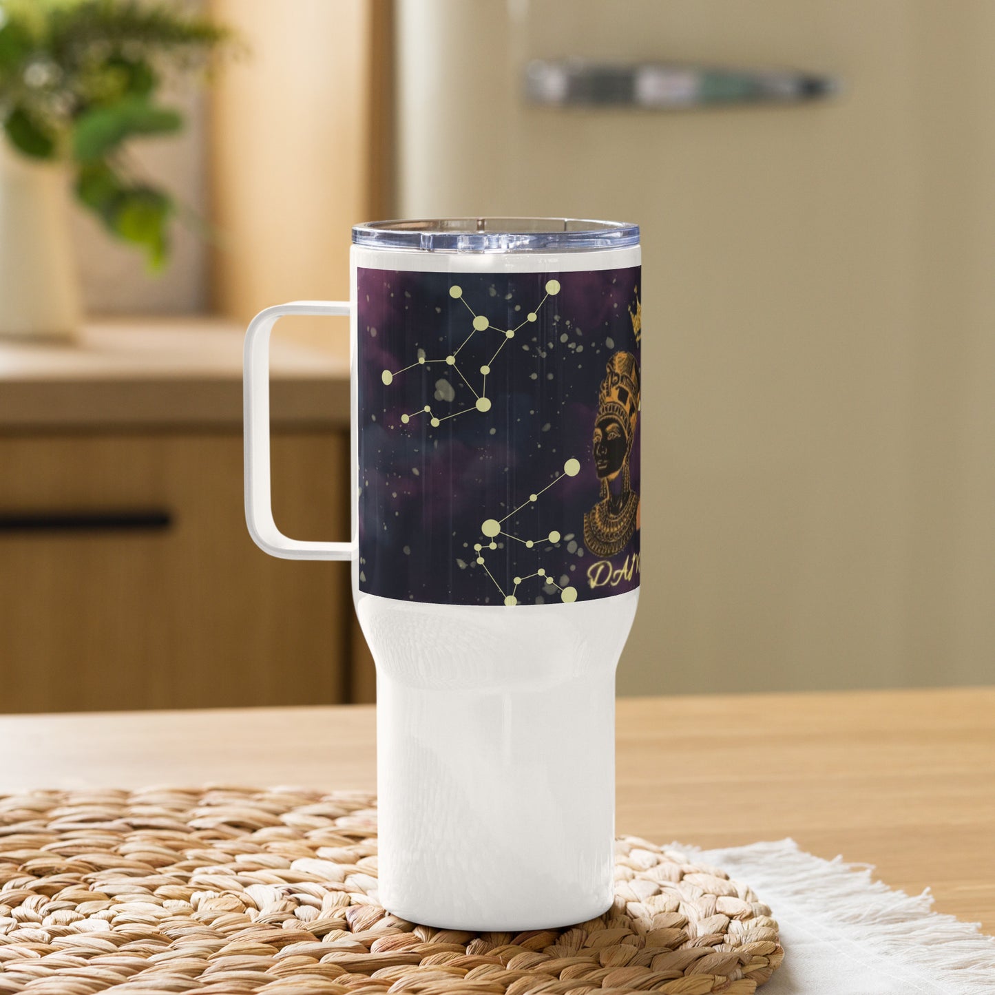 DamQueen Cosmic Conquest Universe Travel Mug