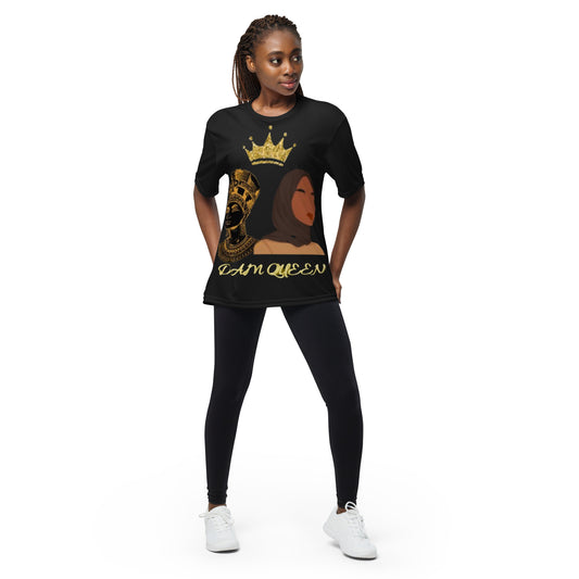 DamQueen Embrace Royal Fitness Performance Crew Neck T-Shirt