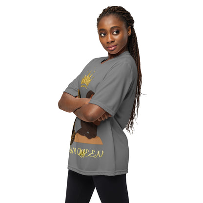 DamQueen Embrace Royal Fitness Performance Crew Neck T-Shirt