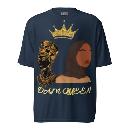 DamQueen Embrace Royal Fitness Performance Crew Neck T-Shirt