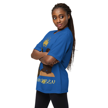 DamQueen Embrace Royal Fitness Performance Crew Neck T-Shirt