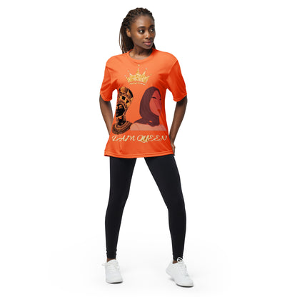 DamQueen Embrace Royal Fitness Performance Crew Neck T-Shirt