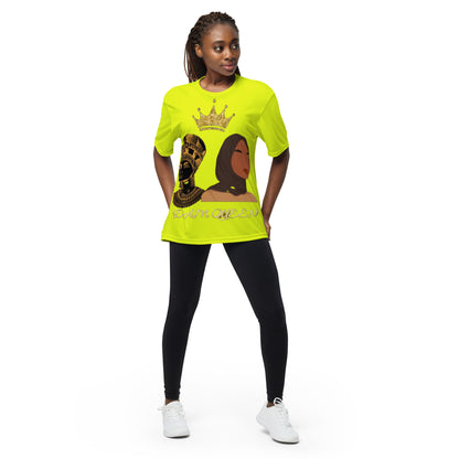 DamQueen Embrace Royal Fitness Performance Crew Neck T-Shirt