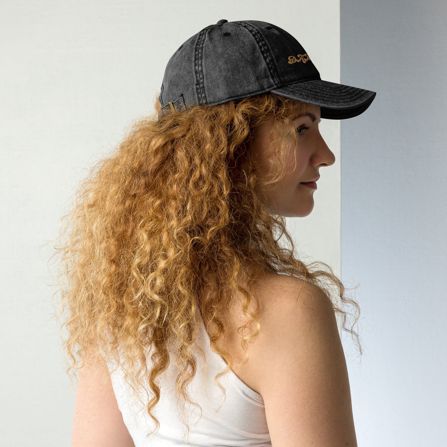 DamQueen Vintage Vibes Cotton Twill Hat