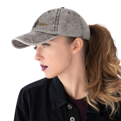 DamQueen Vintage Vibes Cotton Twill Hat