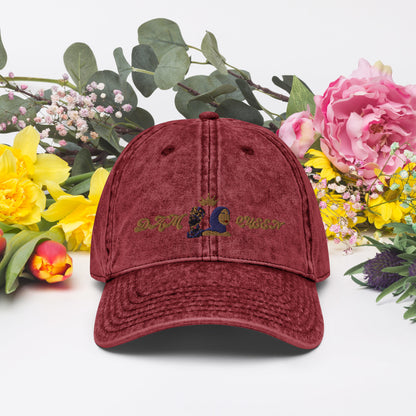 DamQueen Vintage Vibes Cotton Twill Hat