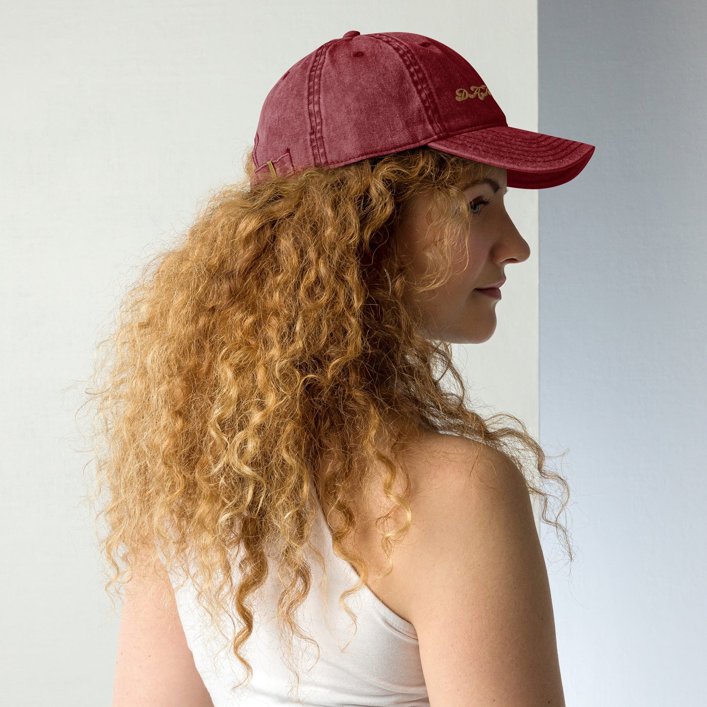 DamQueen Vintage Vibes Cotton Twill Hat