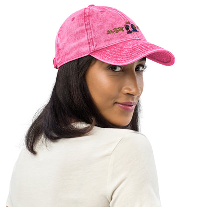 DamQueen Vintage Vibes Cotton Twill Hat