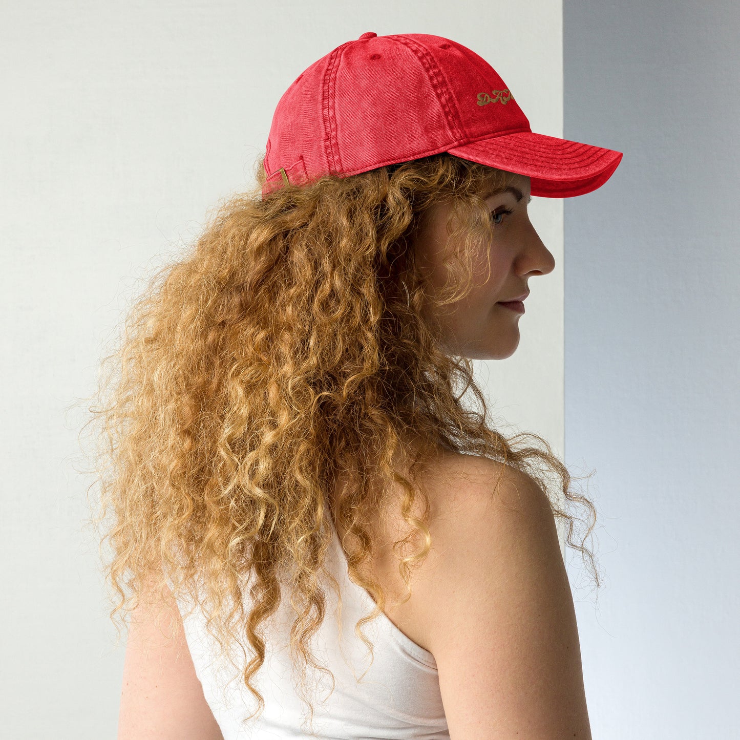 DamQueen Vintage Vibes Cotton Twill Hat