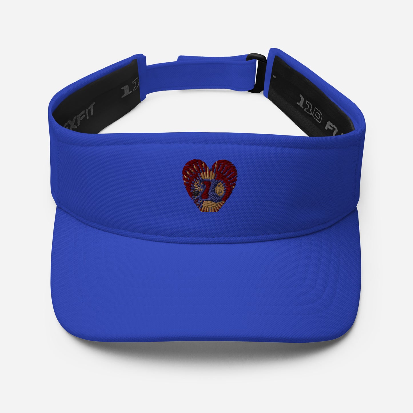 DamQueen Glowing Heart Visor Hat