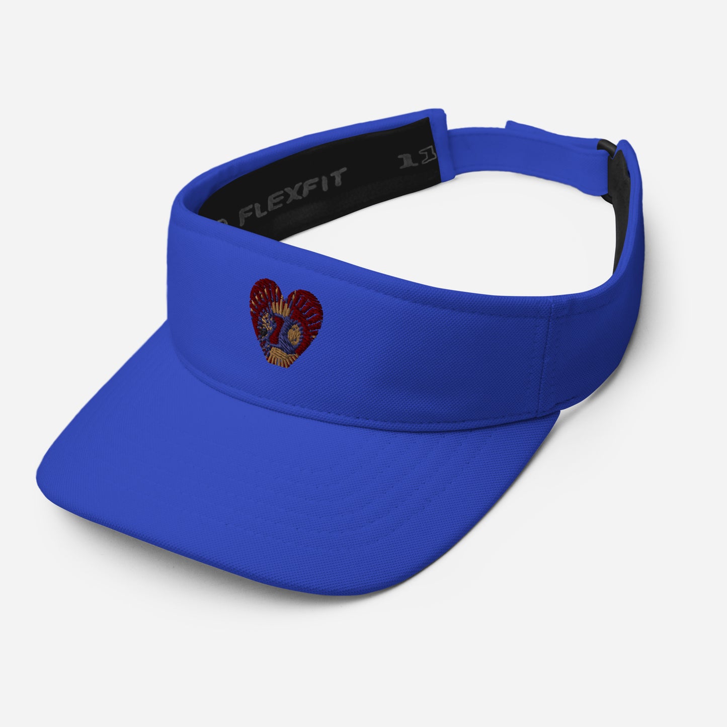 DamQueen Glowing Heart Visor Hat