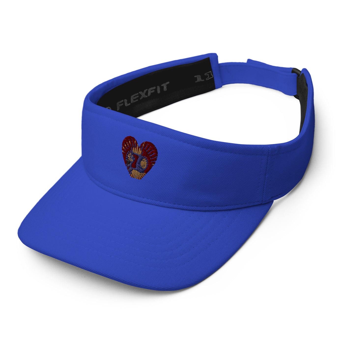 DamQueen Glowing Heart Visor Hat