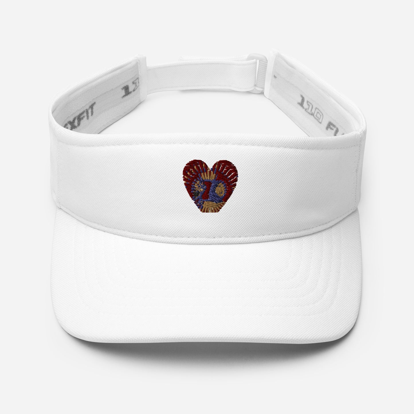 DamQueen Glowing Heart Visor Hat