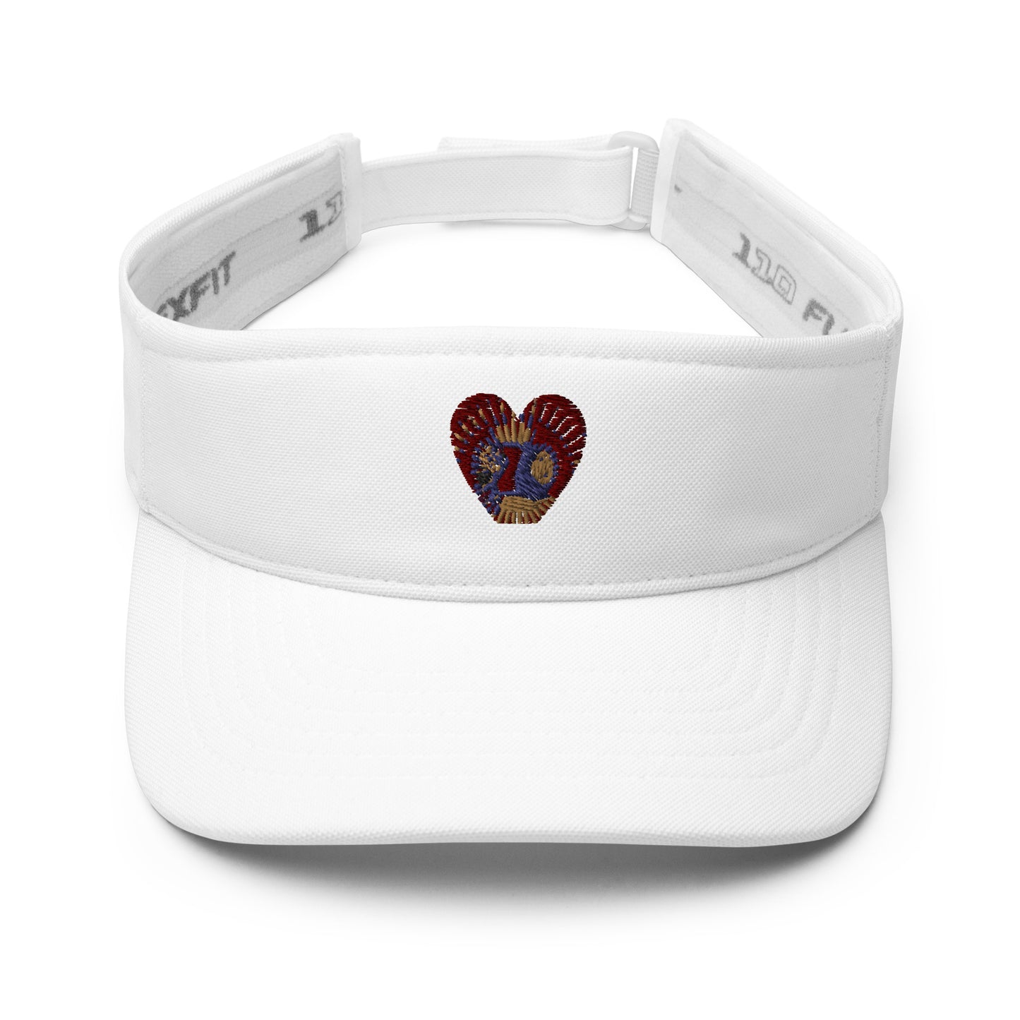 DamQueen Glowing Heart Visor Hat