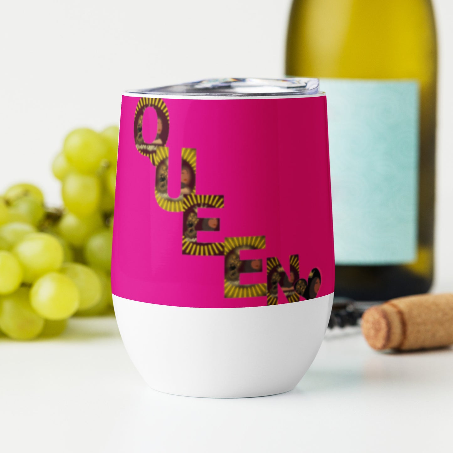 DamQueen Queenin Wine Tumbler