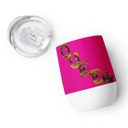 DamQueen Queenin Wine Tumbler