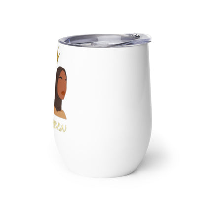 DamQueen Royal Reigns Wine Tumbler