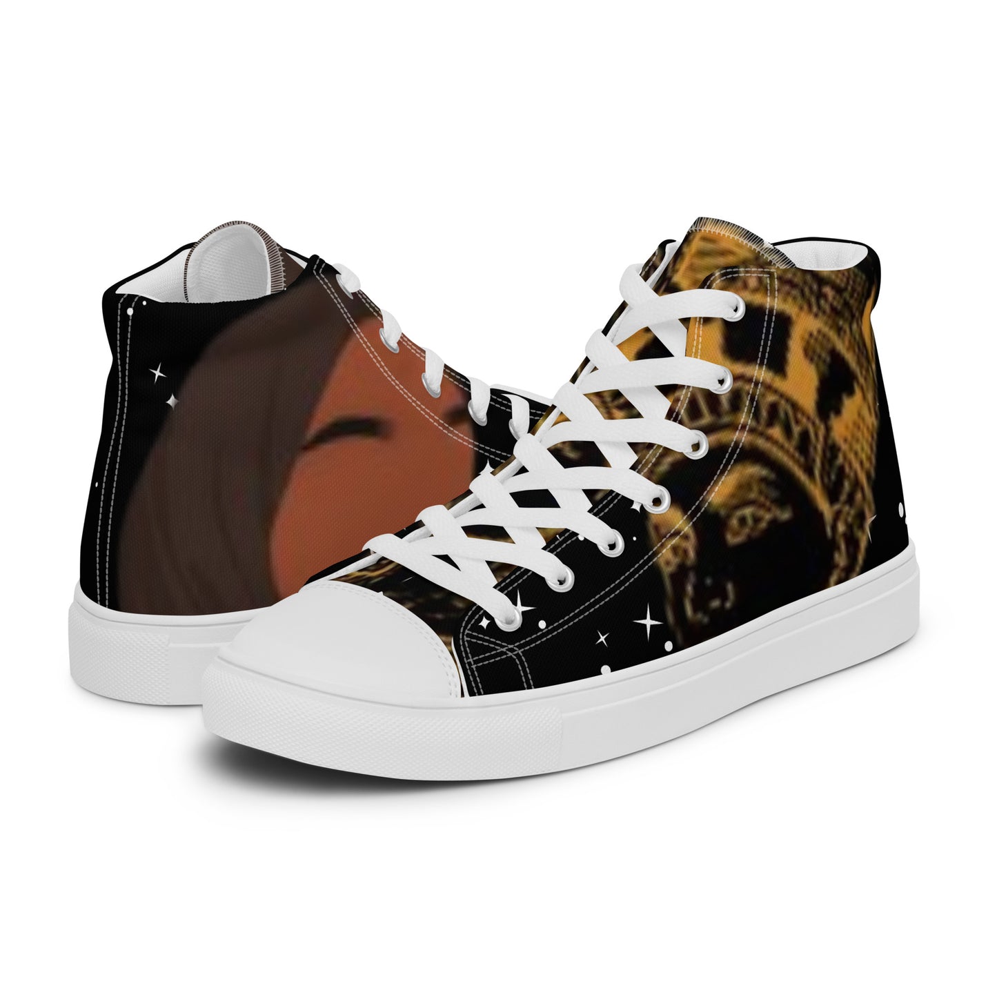 DamQueen Cosmic Royalty Women’s High-Top Shoes