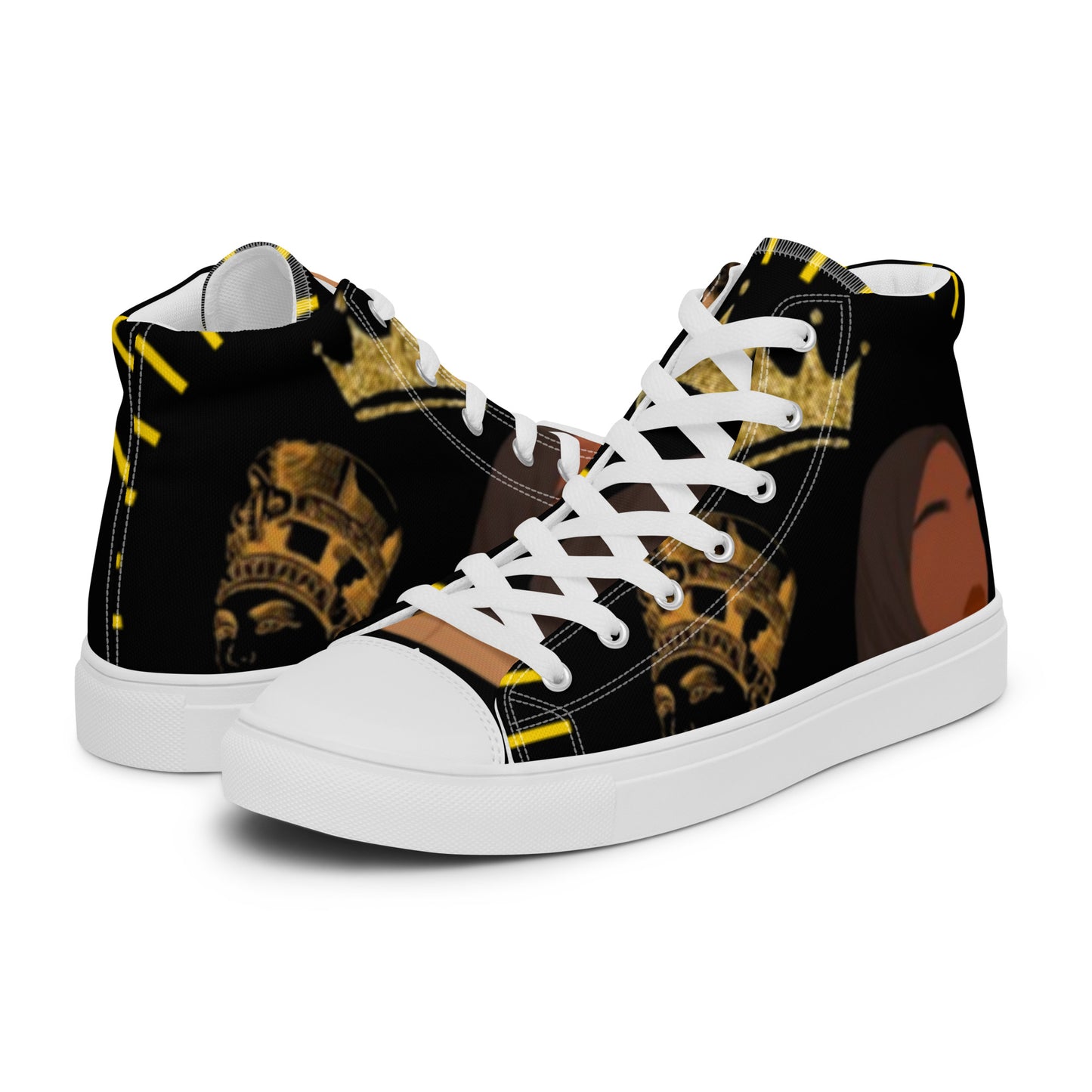 DamQueen Majestic Royalty Women’s High-Top Shoes