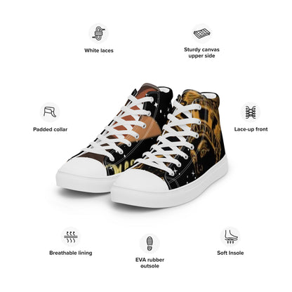 DamQueen Cosmic Royalty Women’s High-Top Shoes