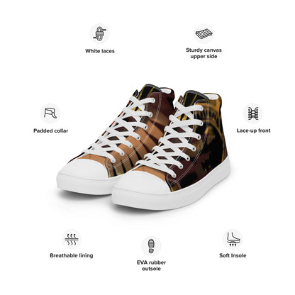 DamQueen Daringly Royal Women’s High-Top Shoes