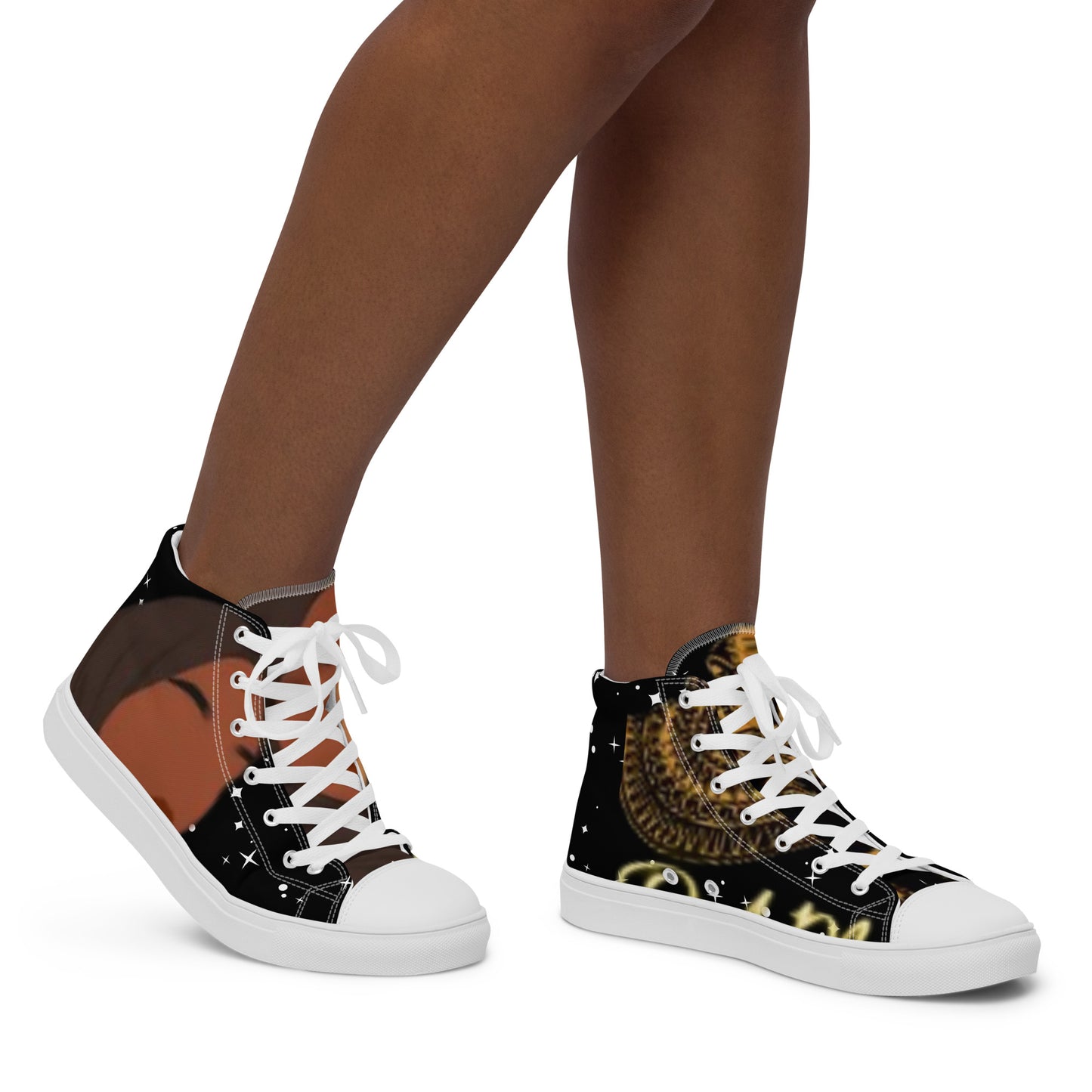 DamQueen Cosmic Royalty Women’s High-Top Shoes