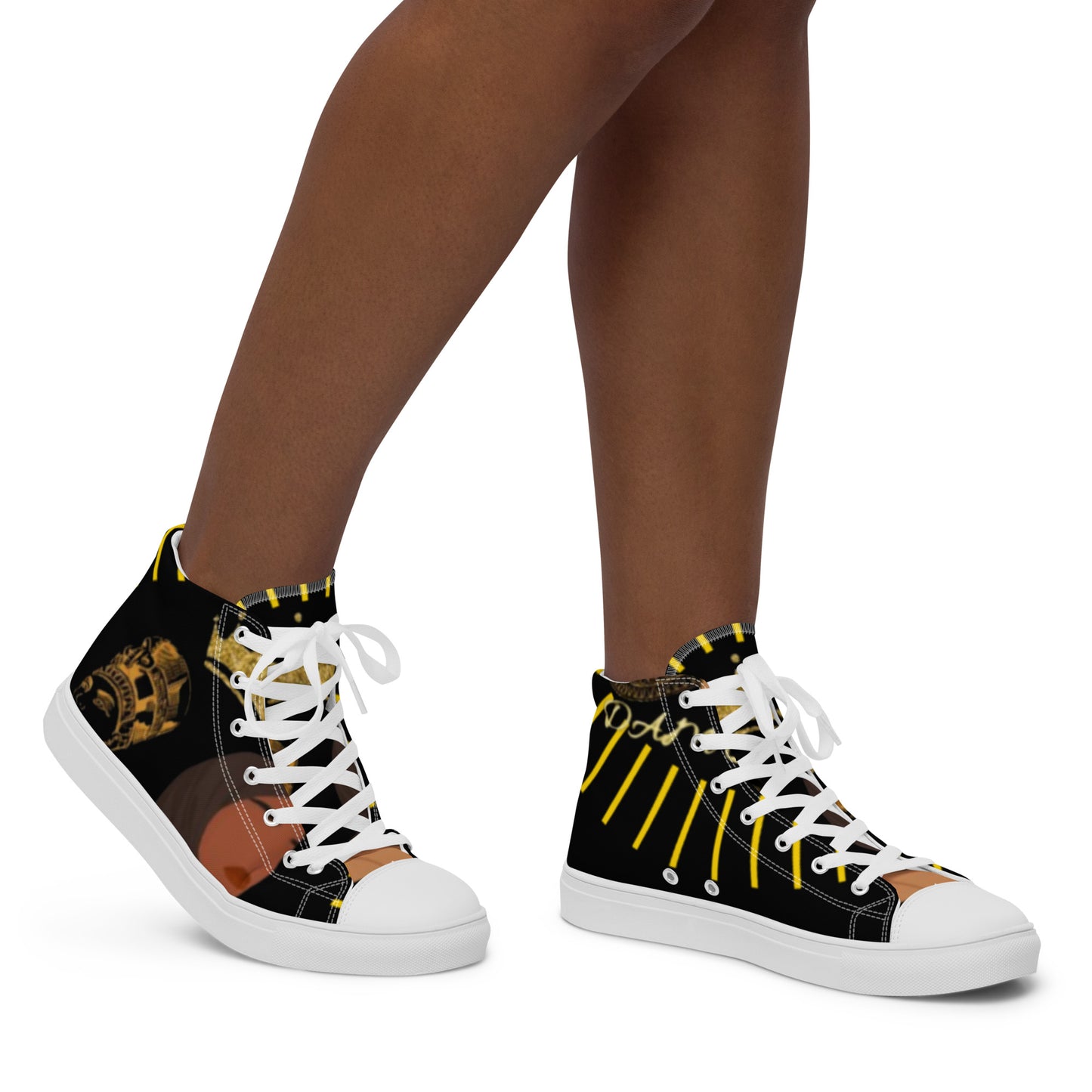 DamQueen Majestic Royalty Women’s High-Top Shoes